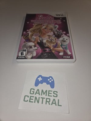 Barbie: Groom and Glam Pups (Nintendo Wii, 2010) CIB COMPLETE
