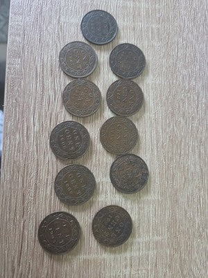 Lot of Canada Large Cents Edward VII Coins Penny Lot 11