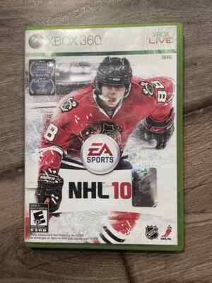 NHL 10 (Microsoft Xbox 360, 2009) NO MANUAL