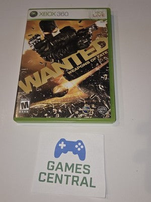 Wanted: Weapons of Fate (Microsoft Xbox 360, 2009) CIB COMPLETE
