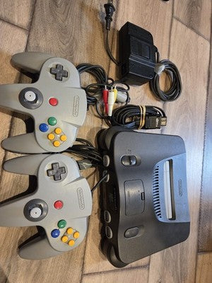 Nintendo 64 Console OEM Cables Expansion Pack Controllers TESTED