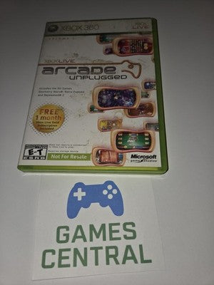 Xbox Live Arcade Unplugged (Microsoft Xbox 360, 2006) CIB COMPLETE
