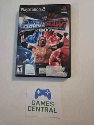 WWE SmackDown Vs. Raw 2007 (Sony Playstation 2 PS2, 2006) CASE MANUAL ONLY
