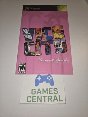 Grand Theft Auto Vice City (Xbox, 2002) MANUAL ONLY