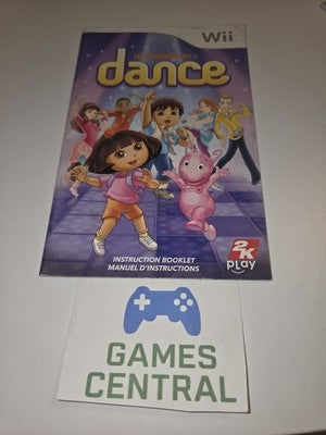 Nickelodeon Dance (Nintendo Wii, 2011) MANUAL ONLY