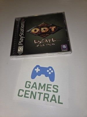 ODT Escape or Die Trying (Sony Playstation 1 PS1, 1998) CIB COMPLETE