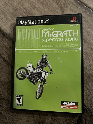 Jeremy McGrath Supercross World (Sony PlayStation 2, 2001 ) NO MANUAL