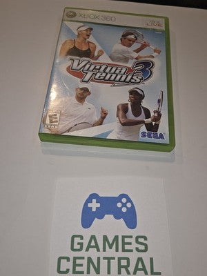 Virtua Tennis 3 (Microsoft Xbox 360, 2007) CIB COMPLETE