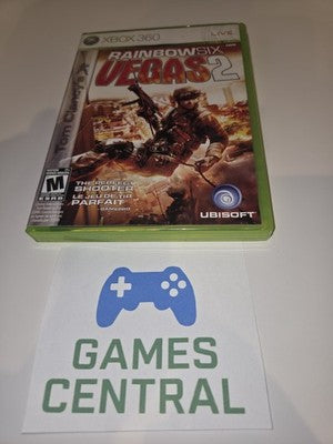 Tom Clancy's Rainbow Six Vegas 2 (Microsoft Xbox 360, 2008) CIB COMPLETE