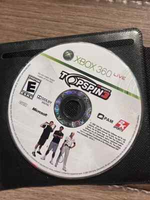 Top Spin 3 (Microsoft Xbox 360, 2008) DISC ONLY