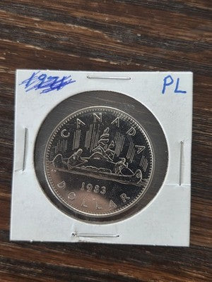 Canada 1983 Proof-Like Voyageur Nickel Dollar
