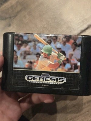 Sports Talk Baseball (Sega Genesis 1992) Cartridge Only