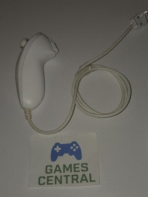 Nintendo Wii Nunchuk Controller WHITE Nunchuck OEM RVL-004 WiiU Wii U