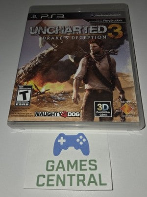 Uncharted 3: Drakes Deception (Playstation 3, 2012) CIB