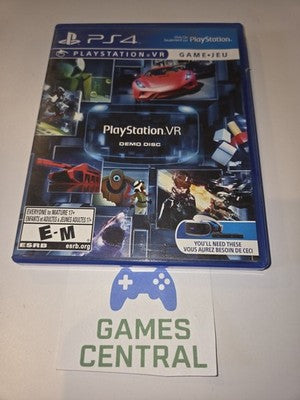 Playstation VR Demo Disc 2.0 (Sony Playstation 4, 2017) CIB COMPLETE
