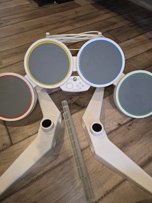 Nintendo Wii Rock Band Wired Drum Set NO PEDAL NO STICK MISSING STAND PARTS