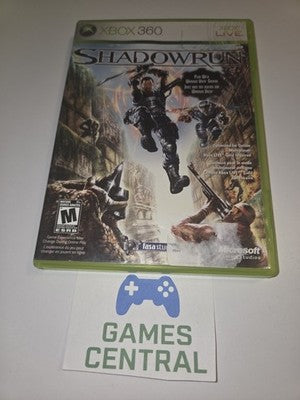 Shadowrun (Microsoft Xbox 360, 2007) NO MANUAL