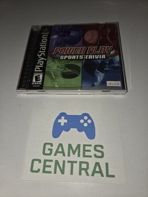 Power Play Sports Trivia (Playstation, 2002) CIB COMPLETE