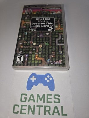 What Did I Do to Deserve This My Lord 2 (Sony PSP, 2010) CIB COMPLETE