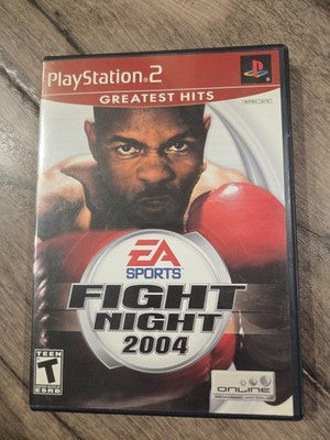 Fight Night 2004 (Sony PlayStation 2 PS2, 2004) CIB COMPLETE