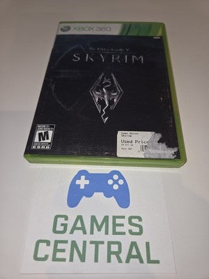 Elder Scrolls V: Skyrim (Microsoft Xbox 360, 2011) CIB WITH  MAP
