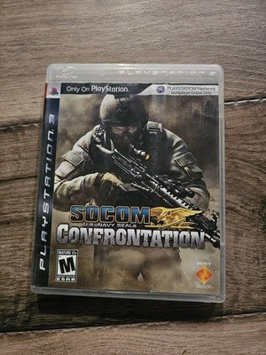 SOCOM Confrontation (Sony Playstation 3 PS3, 2008) CIB COMPLETE