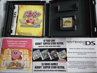 Kirby Super Star Ultra (Nintendo DS, 2008) CIB COMPLETE FIRST PRINT