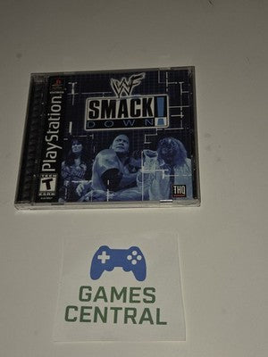 WWF Smack Down (Sony Playstation 1 PS1, 2000) CIB COMPLETE