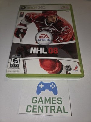 NHL 08 (Microsoft Xbox 360, 2007) NO MANUAL