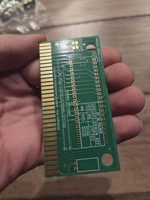 Sega Genesis Basic ROM Cartridge PCB for game dev