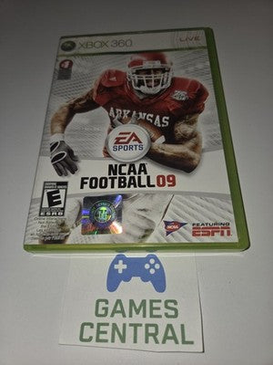 NCAA Football 09 (Microsoft Xbox 360, 2008) CIB COMPLETE