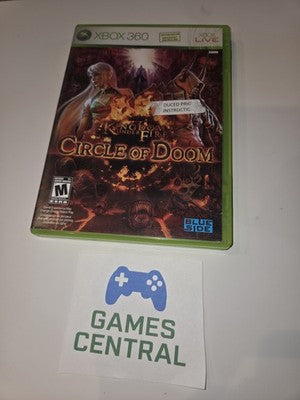 Kingdom Under Fire Circle of Doom (Microsoft Xbox 360, 2008) CIB COMPLETE