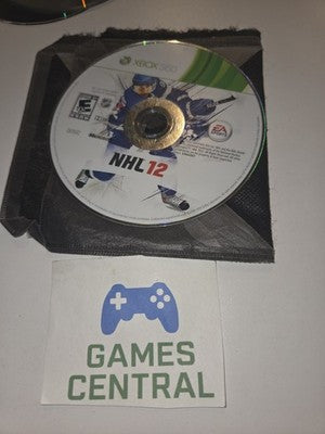 NHL 12 (Microsoft Xbox 360, 2011) DISC ONLY