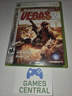 Tom Clancy's Rainbow Six Vegas 2 (Microsoft Xbox 360, 2008) CIB COMPLETE