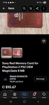 ps2 memory card lot