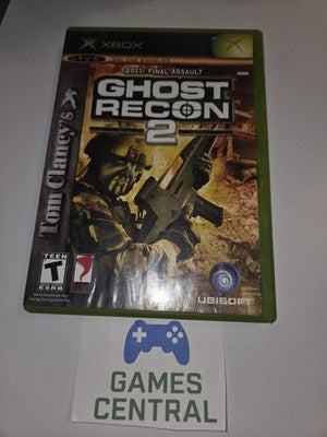 Tom Clancy's: Ghost Recon 2 (Microsoft Xbox, 2004) NO MANUAL