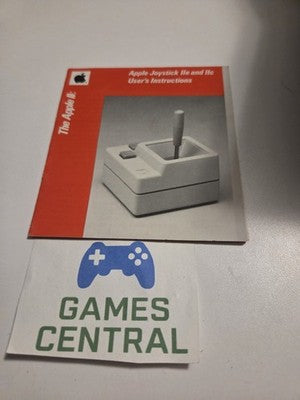 Apple IIc Computer Manual Joystick lle and llc User's Instructions