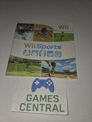 Wii Sports (Nintendo Wii, 2006) MANUAL ONLY