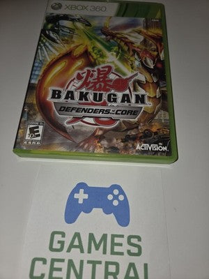 Bakugan: Defenders of the Core (Microsoft Xbox 360, 2010) CIB COMPLETE