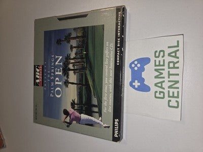 ABC Sports Presents: The Palm Springs Open (CD-i Philips, 1991) CIB COMPLETE