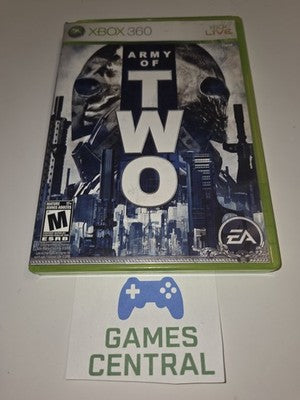 Army of Two (Microsoft Xbox 360, 2008) NO MANUAL