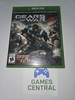 Gears of War 4 (Microsoft Microsoft Xbox One, 2016) CIB COMPLETE