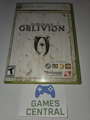 Elder Scrolls IV Oblivion (Microsoft Xbox 360, 2006) CIB WITH MAP