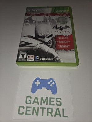 Batman: Arkham City: Game of the Year (Microsoft Xbox 360, 2012) NO MANUAL