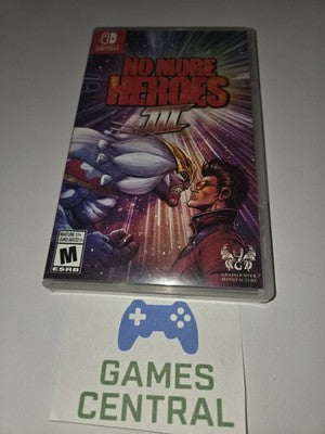 No More Heroes III 3 (Nintendo Switch, 2021) CIB COMPLETE