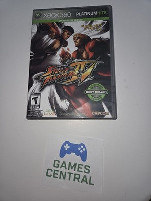 Super Street Fighter IV: Platinum Hits (Xbox 360, 2010) CIB COMPLETE