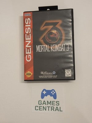 Mortal Kombat 3 (Sega Genesis, 1995) WITH BOX NO MANUAL