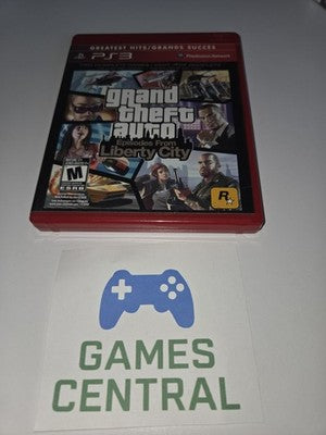 Grand Theft Auto: Episodes from Liberty City (Sony Playstation 3 PS3, 2010) CIB