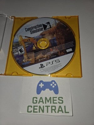 Construction Simulator (Sony Playstation 5, 2022) CIB COMPLETE