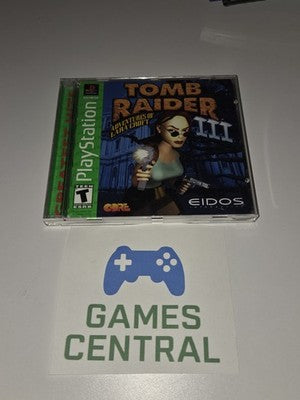 Tomb Raider III (Sony Playstation 1 PS1, 1998) CIB COMPLETE